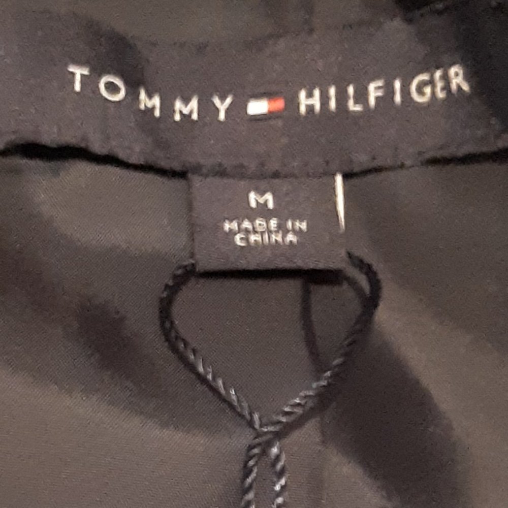 NWT Brown Faux Leather Moto Tommy Hilfiger Soft M - Picture 6 of 8